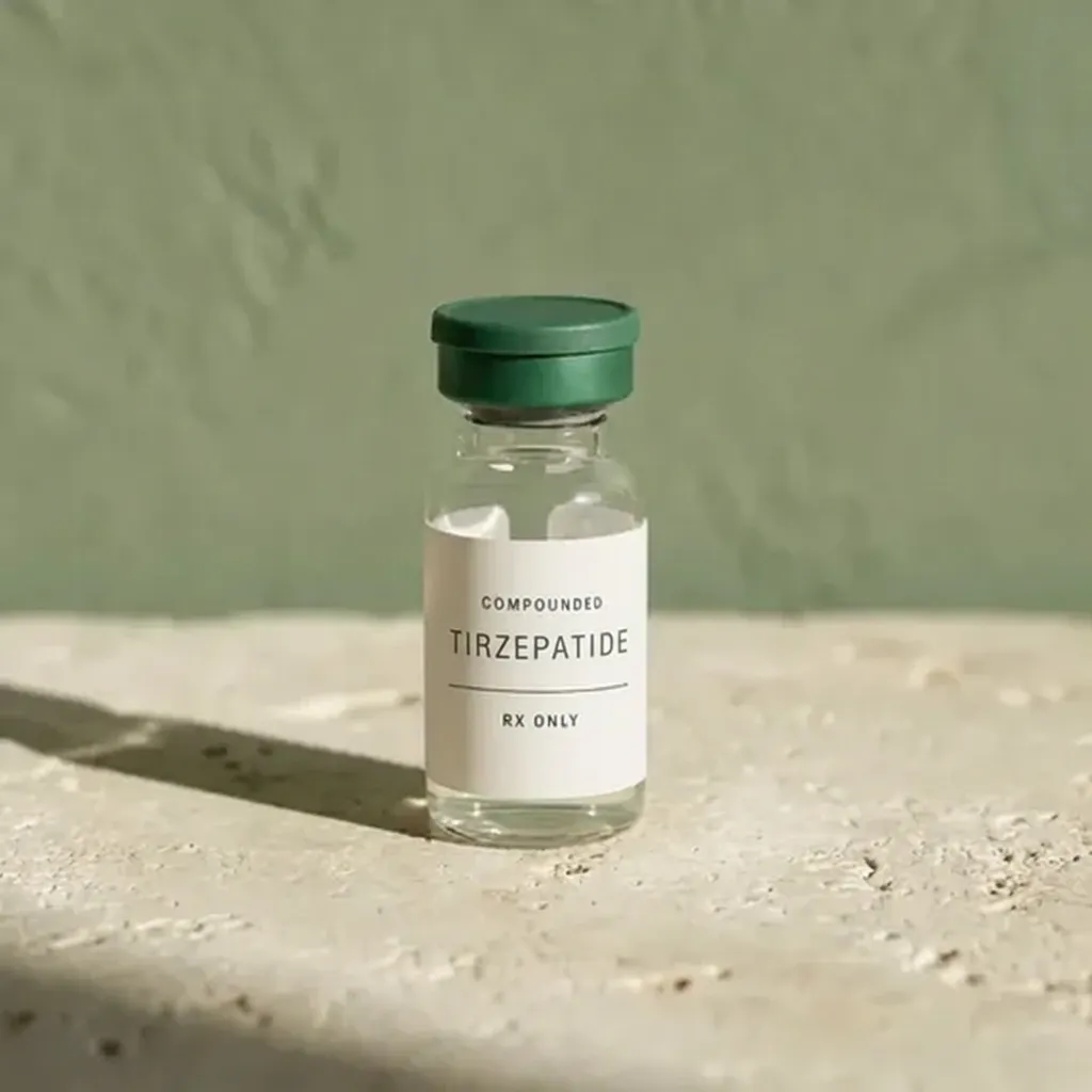 Compounded Tirzepatide vial